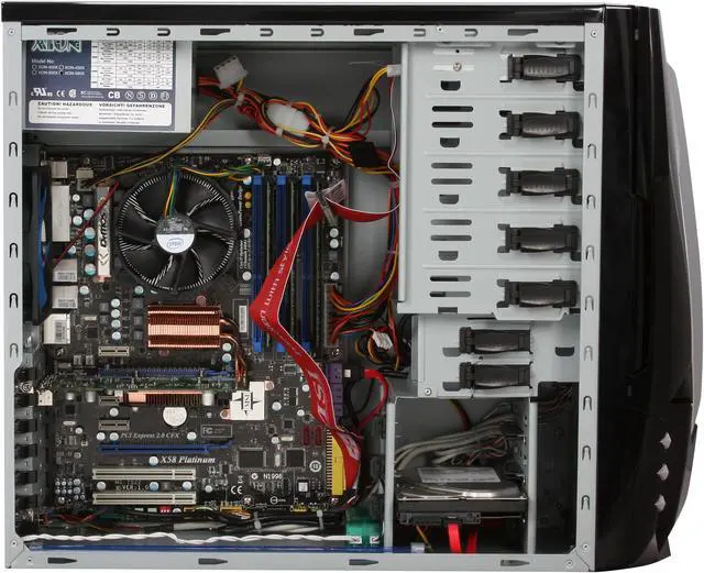 Alt view image 10 of 18 - CyberpowerPC Desktop PC Gamer Xtreme 1002 Intel Core i7-920 3GB DDR3 500GB HDD NVIDIA GeForce 9500 GT Windows Vista Home Premium 64-bit