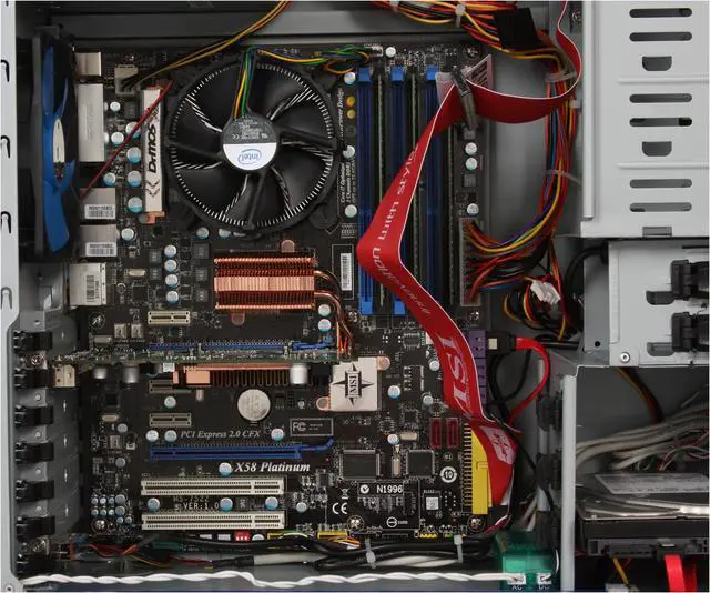 Alt view image 11 of 18 - CyberpowerPC Desktop PC Gamer Xtreme 1002 Intel Core i7-920 3GB DDR3 500GB HDD NVIDIA GeForce 9500 GT Windows Vista Home Premium 64-bit