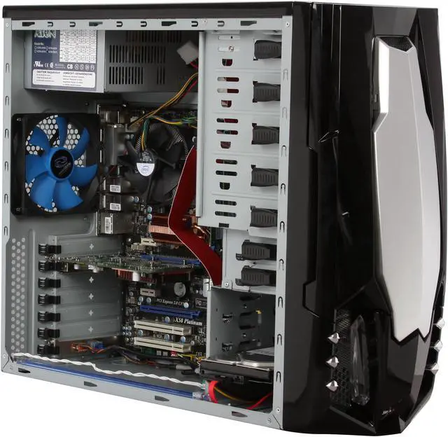 Alt view image 13 of 18 - CyberpowerPC Desktop PC Gamer Xtreme 1002 Intel Core i7-920 3GB DDR3 500GB HDD NVIDIA GeForce 9500 GT Windows Vista Home Premium 64-bit