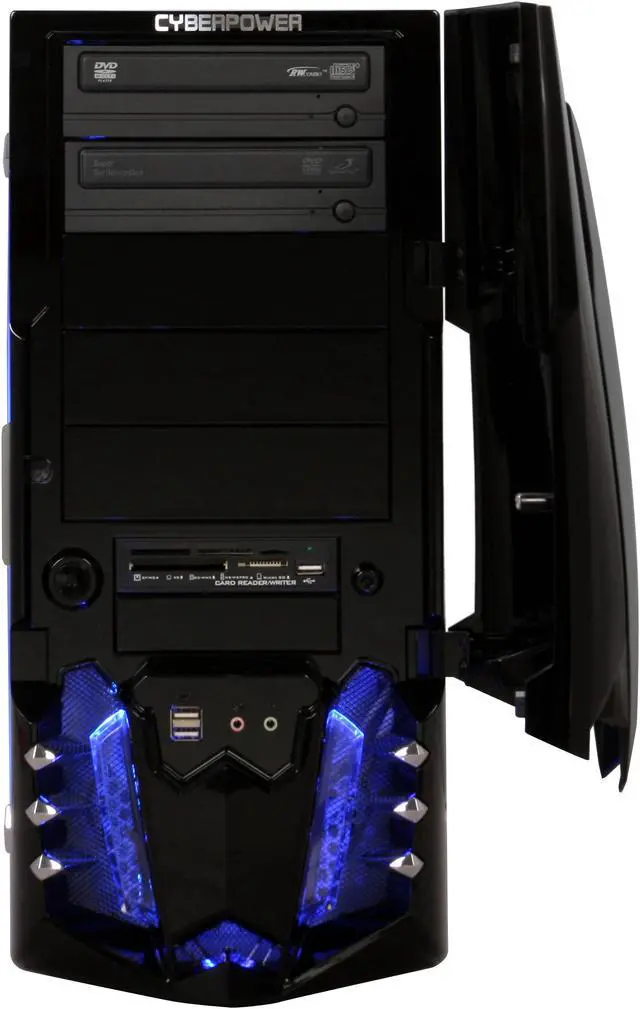 Alt view image 5 of 20 - CyberpowerPC Desktop PC Gamer Ultra 9215 AMD Phenom X4 9950 8GB DDR2 500GB HDD NVIDIA GeForce GTX 260 Windows Vista Home Premium 64-Bit