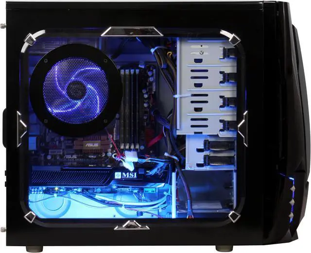 Alt view image 7 of 20 - CyberpowerPC Desktop PC Gamer Ultra 9215 AMD Phenom X4 9950 8GB DDR2 500GB HDD NVIDIA GeForce GTX 260 Windows Vista Home Premium 64-Bit