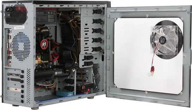 Alt view image 8 of 20 - CyberpowerPC Desktop PC Gamer Ultra 9215 AMD Phenom X4 9950 8GB DDR2 500GB HDD NVIDIA GeForce GTX 260 Windows Vista Home Premium 64-Bit