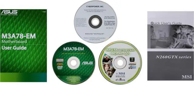 Alt view image 19 of 20 - CyberpowerPC Desktop PC Gamer Ultra 9215 AMD Phenom X4 9950 8GB DDR2 500GB HDD NVIDIA GeForce GTX 260 Windows Vista Home Premium 64-Bit