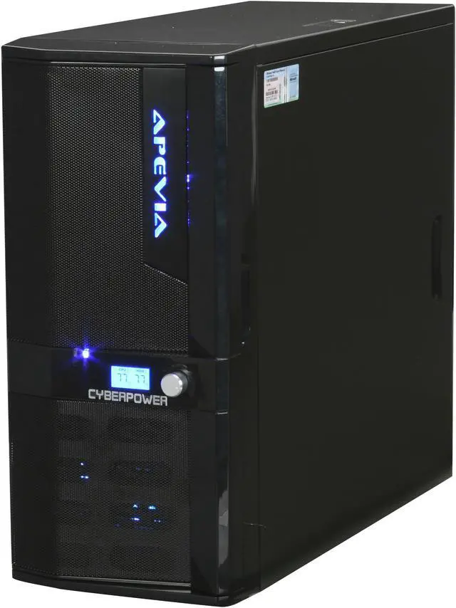 Alt view image 4 of 20 - CyberpowerPC Desktop PC Gamer Ultra 7204 6000+ 4GB DDR2 500GB HDD NVIDIA GeForce 9500 GT Windows Vista Home Premium 64-bit
