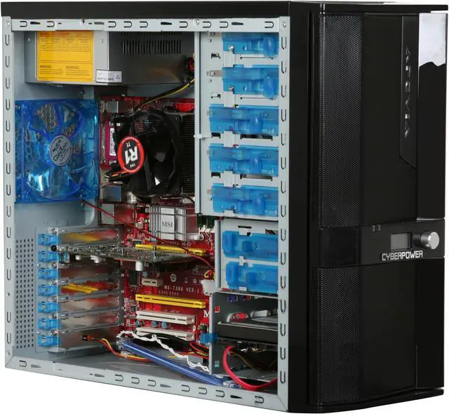 Alt view image 10 of 20 - CyberpowerPC Desktop PC Gamer Ultra 7204 6000+ 4GB DDR2 500GB HDD NVIDIA GeForce 9500 GT Windows Vista Home Premium 64-bit