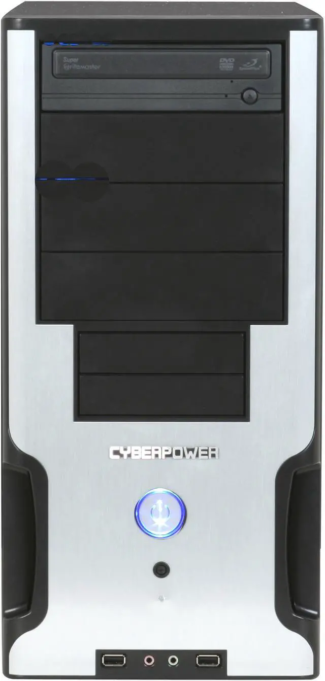 Alt view image 3 of 19 - CyberpowerPC Desktop PC Gamer Infinity 3310 Intel Core 2 Quad Q8200 4GB DDR2 500GB HDD NVIDIA GeForce 9500 GT Windows Vista Home Premium 64-bit
