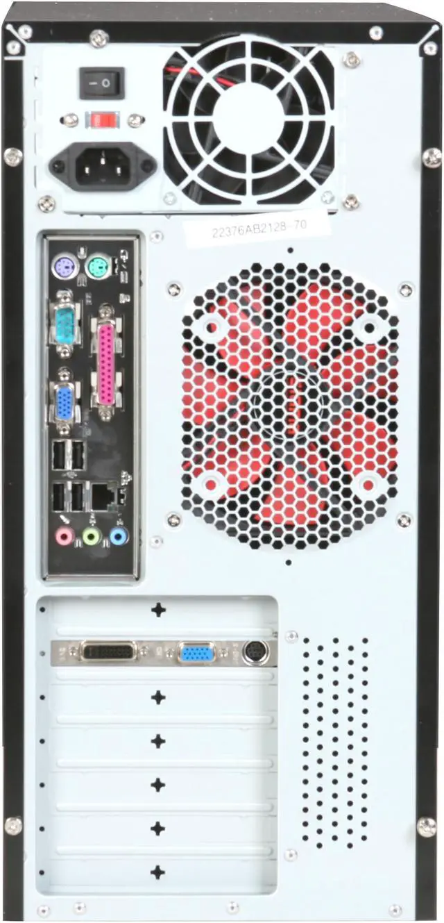 Alt view image 14 of 19 - CyberpowerPC Desktop PC Gamer Infinity 3310 Intel Core 2 Quad Q8200 4GB DDR2 500GB HDD NVIDIA GeForce 9500 GT Windows Vista Home Premium 64-bit