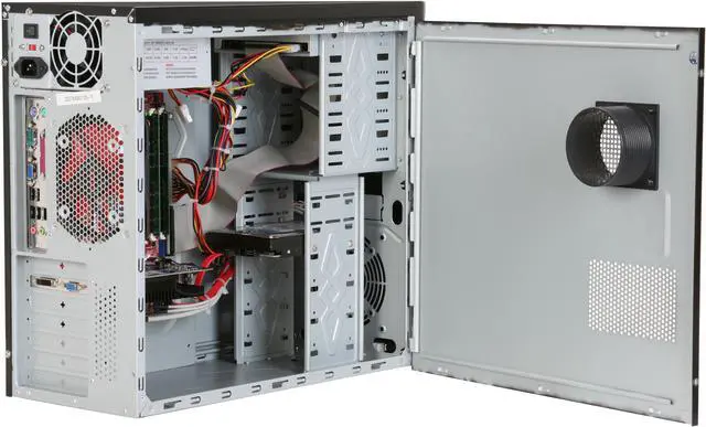 Alt view image 7 of 19 - CyberpowerPC Desktop PC Gamer Infinity 3310 Intel Core 2 Quad Q8200 4GB DDR2 500GB HDD NVIDIA GeForce 9500 GT Windows Vista Home Premium 64-bit