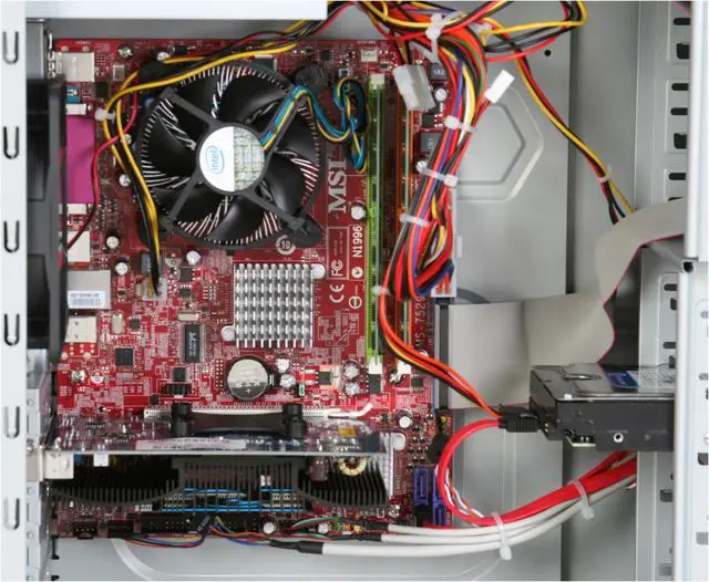 Alt view image 10 of 19 - CyberpowerPC Desktop PC Gamer Infinity 3310 Intel Core 2 Quad Q8200 4GB DDR2 500GB HDD NVIDIA GeForce 9500 GT Windows Vista Home Premium 64-bit