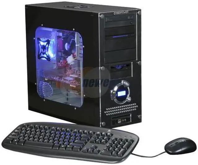 Main image of CyberpowerPC Desktop PC Gamer Infinity 9515 Intel Core 2 Quad Q9550 4GB DDR2 500GB HDD NVIDIA GeForce 9800 GT Windows Vista Home Premium 64-Bit