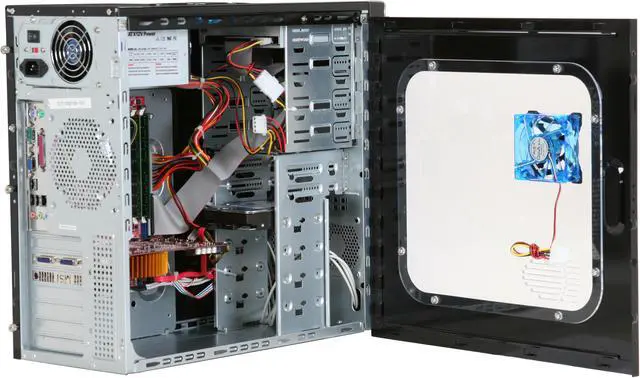 Alt view image 7 of 19 - CyberpowerPC Desktop PC Gamer Infinity 9515 Intel Core 2 Quad Q9550 4GB DDR2 500GB HDD NVIDIA GeForce 9800 GT Windows Vista Home Premium 64-Bit