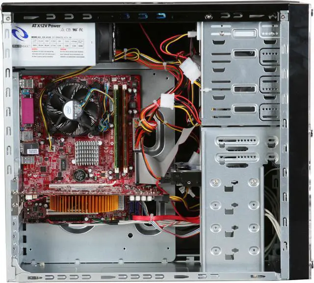 Alt view image 9 of 19 - CyberpowerPC Desktop PC Gamer Infinity 9515 Intel Core 2 Quad Q9550 4GB DDR2 500GB HDD NVIDIA GeForce 9800 GT Windows Vista Home Premium 64-Bit