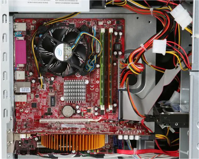 Alt view image 10 of 19 - CyberpowerPC Desktop PC Gamer Infinity 9515 Intel Core 2 Quad Q9550 4GB DDR2 500GB HDD NVIDIA GeForce 9800 GT Windows Vista Home Premium 64-Bit