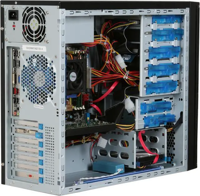 Alt view image 7 of 18 - CyberpowerPC Desktop PC Gamer Ultra 7211 AMD Phenom X4 9950 4GB DDR2 500GB HDD NVIDIA GeForce 9600 GT Windows Vista Home Premium 64-Bit