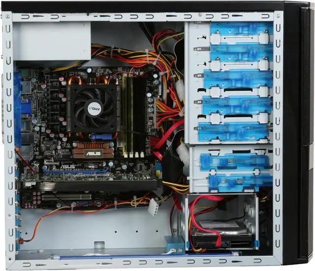 Alt view image 8 of 18 - CyberpowerPC Desktop PC Gamer Ultra 7211 AMD Phenom X4 9950 4GB DDR2 500GB HDD NVIDIA GeForce 9600 GT Windows Vista Home Premium 64-Bit