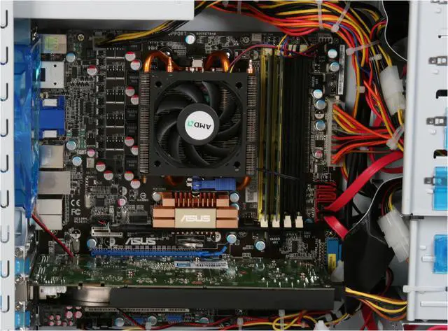 Alt view image 9 of 18 - CyberpowerPC Desktop PC Gamer Ultra 7211 AMD Phenom X4 9950 4GB DDR2 500GB HDD NVIDIA GeForce 9600 GT Windows Vista Home Premium 64-Bit
