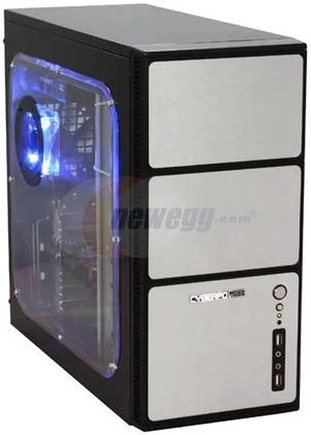 Alt view image 2 of 20 - CyberpowerPC Desktop PC Gamer Xtreme 1003 Intel Core i7-920 6GB DDR3 500GB HDD NVIDIA GeForce 9800 GTX+ Windows Vista Home Premium 64-bit
