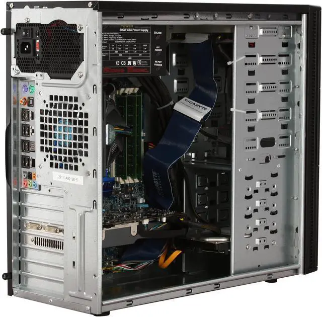 Alt view image 9 of 20 - CyberpowerPC Desktop PC Gamer Xtreme 1003 Intel Core i7-920 6GB DDR3 500GB HDD NVIDIA GeForce 9800 GTX+ Windows Vista Home Premium 64-bit