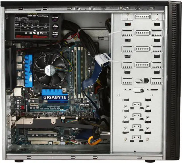 Alt view image 10 of 20 - CyberpowerPC Desktop PC Gamer Xtreme 1003 Intel Core i7-920 6GB DDR3 500GB HDD NVIDIA GeForce 9800 GTX+ Windows Vista Home Premium 64-bit