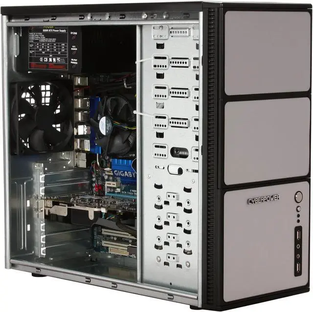 Alt view image 13 of 20 - CyberpowerPC Desktop PC Gamer Xtreme 1003 Intel Core i7-920 6GB DDR3 500GB HDD NVIDIA GeForce 9800 GTX+ Windows Vista Home Premium 64-bit