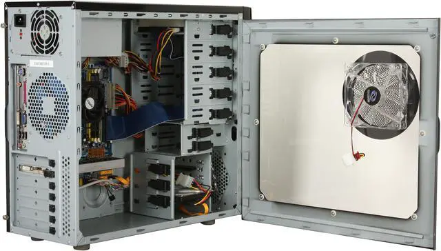 Alt view image 7 of 18 - CyberpowerPC Desktop PC Gamer Ultra 7205 AMD Athlon X2 7750 4GB DDR2 500GB HDD ATI Radeon HD 4550 Windows Vista Home Premium 64-bit
