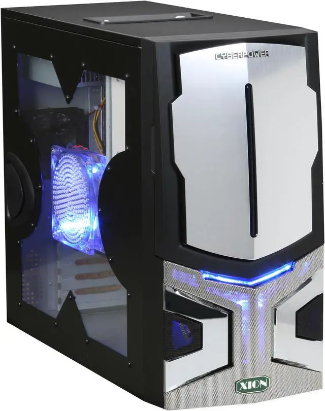 Alt view image 2 of 13 - CyberpowerPC Desktop PC Gamer Infinity 9516 Intel Core 2 Quad Q9550 4GB DDR2 500GB HDD NVIDIA GeForce 9800 GT Windows Vista Home Premium 64-Bit
