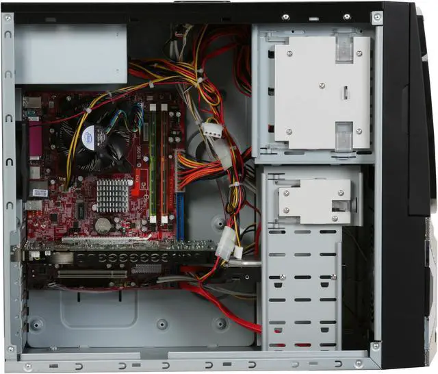 Alt view image 9 of 13 - CyberpowerPC Desktop PC Gamer Infinity 9516 Intel Core 2 Quad Q9550 4GB DDR2 500GB HDD NVIDIA GeForce 9800 GT Windows Vista Home Premium 64-Bit