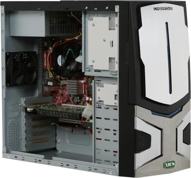 Alt view image 10 of 13 - CyberpowerPC Desktop PC Gamer Infinity 9516 Intel Core 2 Quad Q9550 4GB DDR2 500GB HDD NVIDIA GeForce 9800 GT Windows Vista Home Premium 64-Bit