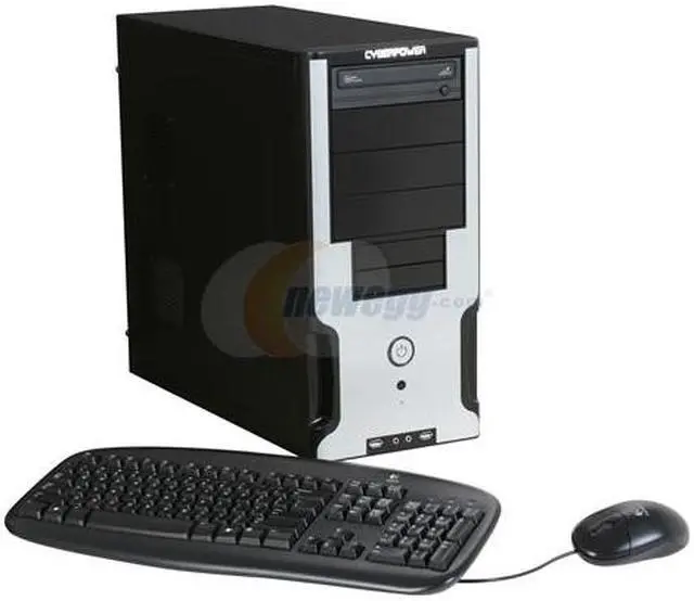 Main image of CyberpowerPC Desktop PC Gamer Infinity 3312 Intel Core 2 Quad Q8200 4GB DDR2 500GB HDD NVIDIA GeForce 9500 GT Windows Vista Home Premium 64-bit