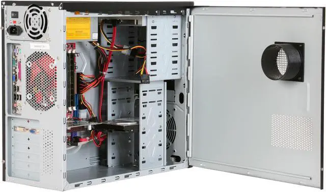 Alt view image 6 of 12 - CyberpowerPC Desktop PC Gamer Infinity 3312 Intel Core 2 Quad Q8200 4GB DDR2 500GB HDD NVIDIA GeForce 9500 GT Windows Vista Home Premium 64-bit