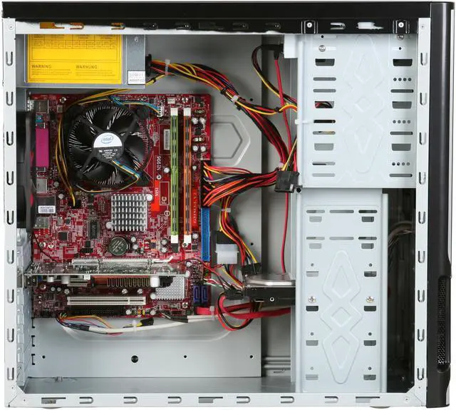Alt view image 8 of 12 - CyberpowerPC Desktop PC Gamer Infinity 3312 Intel Core 2 Quad Q8200 4GB DDR2 500GB HDD NVIDIA GeForce 9500 GT Windows Vista Home Premium 64-bit