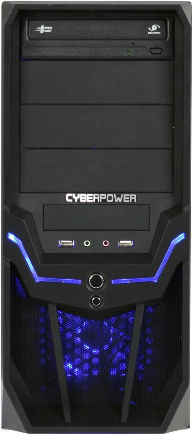 Alt view image 3 of 13 - CyberpowerPC Desktop PC Gamer Ultra 7206 AMD Athlon X2 7750 4GB DDR2 500GB HDD ATI Radeon HD 4550 Windows Vista Home Premium 64-bit