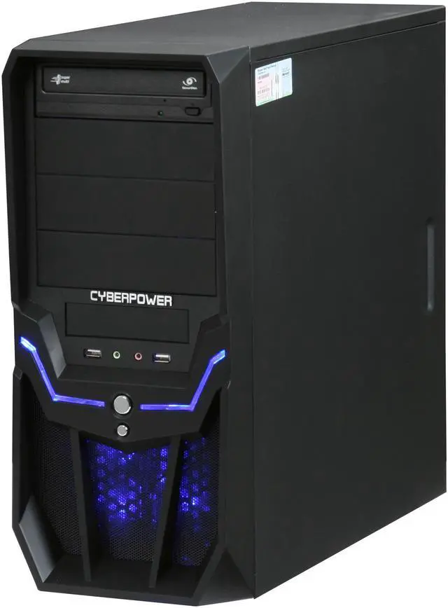 Alt view image 4 of 13 - CyberpowerPC Desktop PC Gamer Ultra 7206 AMD Athlon X2 7750 4GB DDR2 500GB HDD ATI Radeon HD 4550 Windows Vista Home Premium 64-bit