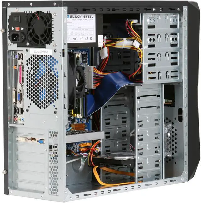 Alt view image 7 of 13 - CyberpowerPC Desktop PC Gamer Ultra 7206 AMD Athlon X2 7750 4GB DDR2 500GB HDD ATI Radeon HD 4550 Windows Vista Home Premium 64-bit