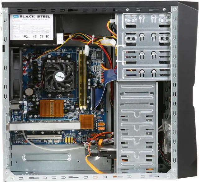 Alt view image 8 of 13 - CyberpowerPC Desktop PC Gamer Ultra 7206 AMD Athlon X2 7750 4GB DDR2 500GB HDD ATI Radeon HD 4550 Windows Vista Home Premium 64-bit