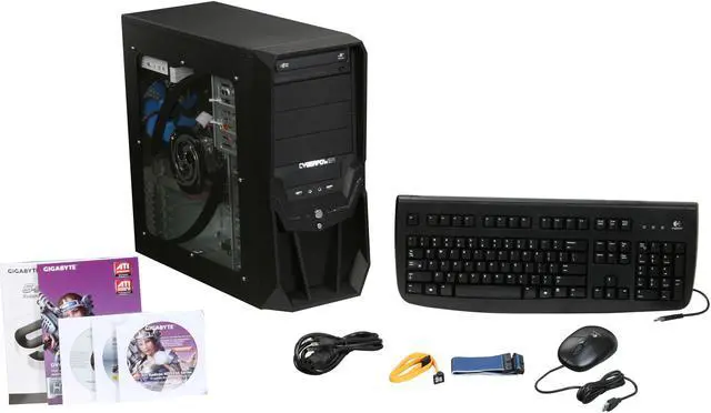 Alt view image 12 of 13 - CyberpowerPC Desktop PC Gamer Ultra 7206 AMD Athlon X2 7750 4GB DDR2 500GB HDD ATI Radeon HD 4550 Windows Vista Home Premium 64-bit