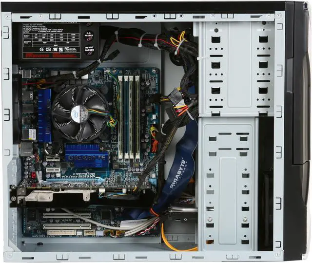 Alt view image 9 of 13 - CyberpowerPC Desktop PC Gamer Xtreme 1006 Intel Core i7-920 6GB DDR3 500GB HDD NVIDIA GeForce GTS 250 Windows Vista Home Premium 64-bit