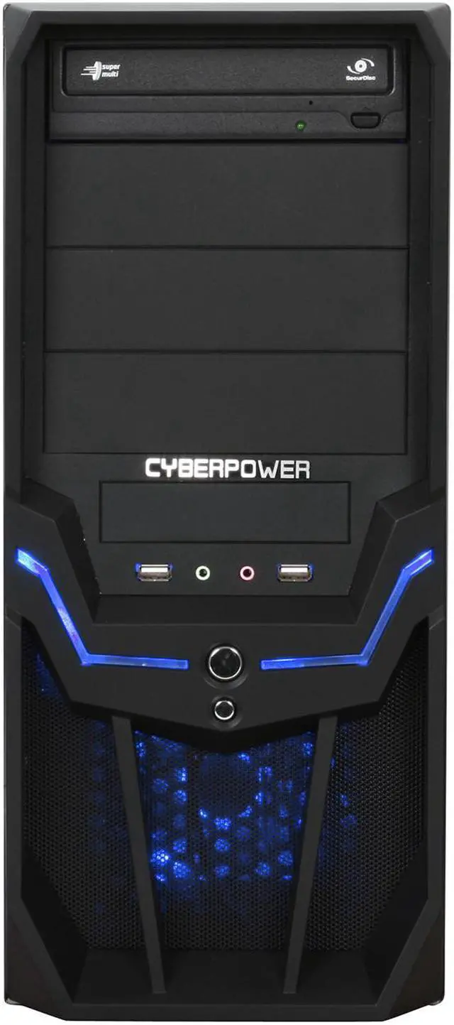 Alt view image 3 of 10 - CyberpowerPC Desktop PC Gamer Infinity 7519 Intel Core 2 Quad Q8400 4GB DDR2 500GB HDD NVIDIA GeForce 9800 GT Windows Vista Home Premium 64-bit