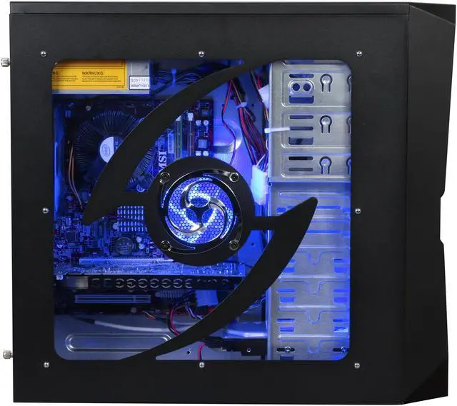 Alt view image 5 of 10 - CyberpowerPC Desktop PC Gamer Infinity 7519 Intel Core 2 Quad Q8400 4GB DDR2 500GB HDD NVIDIA GeForce 9800 GT Windows Vista Home Premium 64-bit