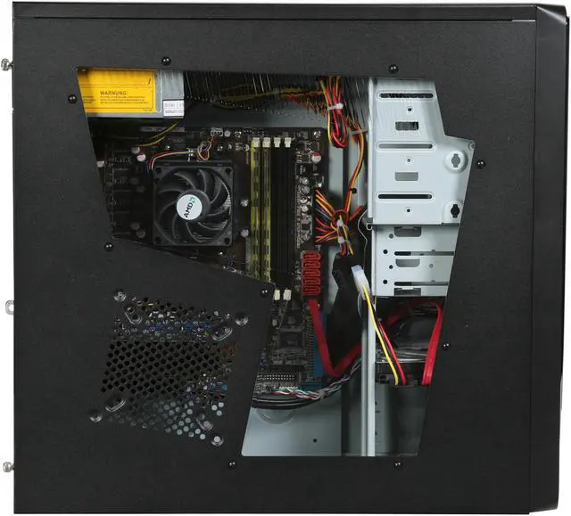 Alt view image 5 of 10 - CyberpowerPC Desktop PC Gamer Ultra 7208 AMD Athlon X2 7850 4GB DDR2 500GB HDD NVIDIA GeForce 9500 GT Windows Vista Home Premium 64-bit