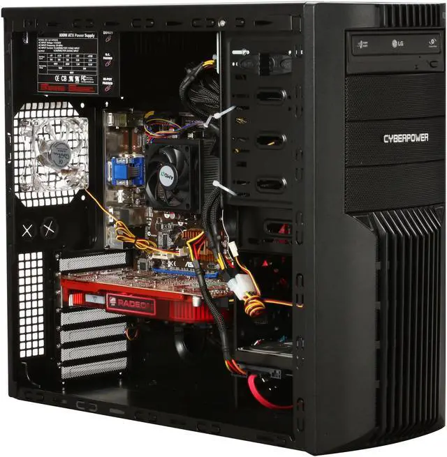 Alt view image 8 of 12 - CyberpowerPC Desktop PC Gamer Ultra 2009 AMD Phenom II X4 955 4GB DDR2 1TB HDD ATI Radeon HD 4890 Windows Vista Home Premium 64-bit Free upgrade to Microsoft Windows 7