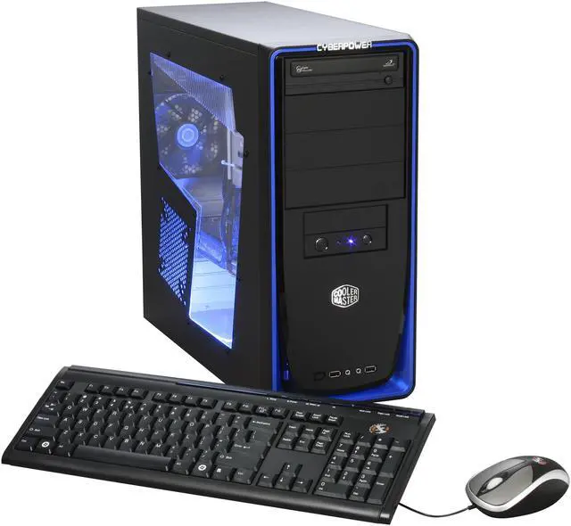 Main image of CyberpowerPC Desktop PC Gamer Infinity 6313 Intel Core 2 Duo E8400 4GB DDR2 500GB HDD NVIDIA GeForce GTX 260 Windows Vista Home Premium 64-bit