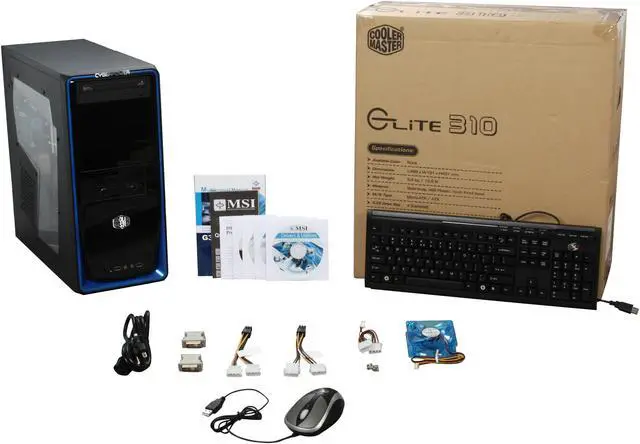 Alt view image 10 of 10 - CyberpowerPC Desktop PC Gamer Infinity 6313 Intel Core 2 Duo E8400 4GB DDR2 500GB HDD NVIDIA GeForce GTX 260 Windows Vista Home Premium 64-bit