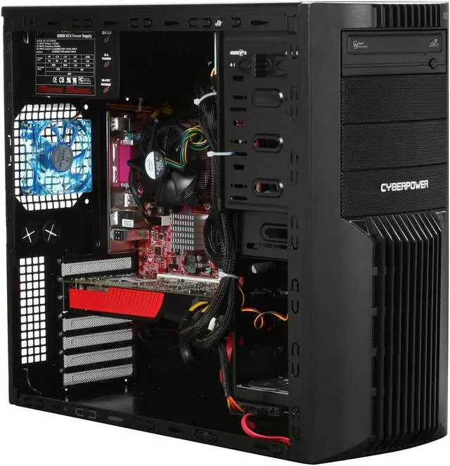 Alt view image 8 of 11 - CyberpowerPC Desktop PC Gamer Infinity 6314 Intel Core 2 Duo E8400 4GB DDR2 1TB HDD NVIDIA GeForce GTX 285 Windows Vista Home Premium 64-bit