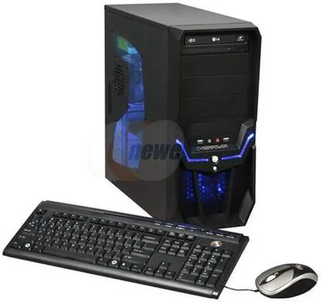 Main image of CyberpowerPC Desktop PC Gamer Ultra 7209 AMD Athlon II X2 240 4GB DDR2 500GB HDD ATI Radeon HD 4550 Windows Vista Home Premium 64-bit (With Windows 7 Upgrade Coupon)