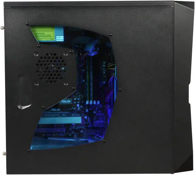 Alt view image 5 of 10 - CyberpowerPC Desktop PC Gamer Ultra 7209 AMD Athlon II X2 240 4GB DDR2 500GB HDD ATI Radeon HD 4550 Windows Vista Home Premium 64-bit (With Windows 7 Upgrade Coupon)