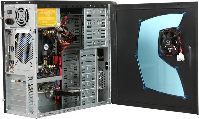 Alt view image 6 of 10 - CyberpowerPC Desktop PC Gamer Ultra 7209 AMD Athlon II X2 240 4GB DDR2 500GB HDD ATI Radeon HD 4550 Windows Vista Home Premium 64-bit (With Windows 7 Upgrade Coupon)