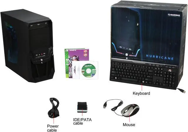 Alt view image 10 of 10 - CyberpowerPC Desktop PC Gamer Ultra 7209 AMD Athlon II X2 240 4GB DDR2 500GB HDD ATI Radeon HD 4550 Windows Vista Home Premium 64-bit (With Windows 7 Upgrade Coupon)