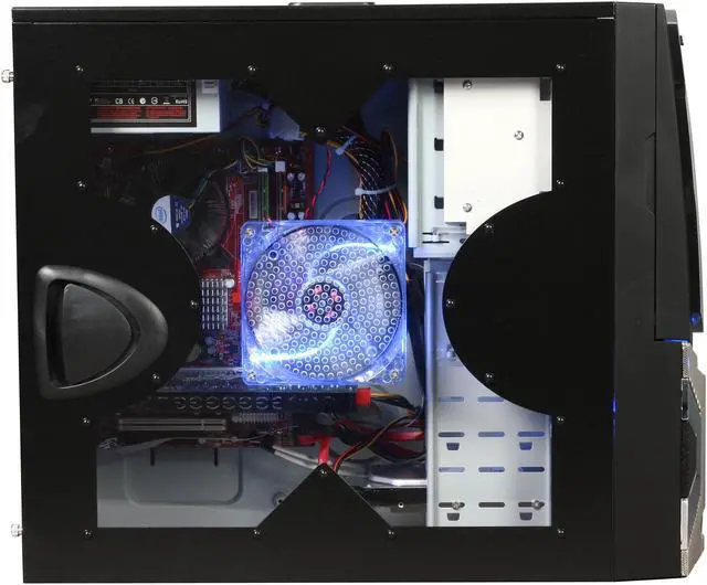 Alt view image 5 of 11 - CyberpowerPC Desktop PC Gamer Infinity 9800 Intel Core 2 Quad Q9550 4GB DDR2 500GB HDD NVIDIA GeForce 9800 GT Windows Vista Home Premium 64-bit (With Windows 7 Upgrade Coupon)