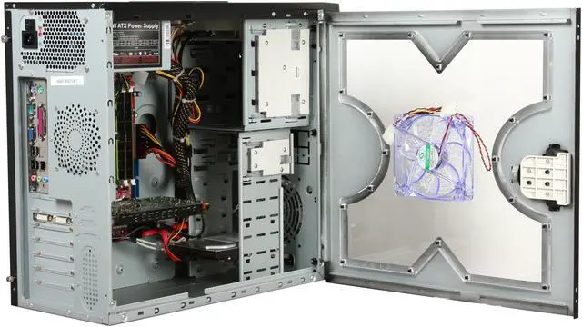 Alt view image 6 of 11 - CyberpowerPC Desktop PC Gamer Infinity 9800 Intel Core 2 Quad Q9550 4GB DDR2 500GB HDD NVIDIA GeForce 9800 GT Windows Vista Home Premium 64-bit (With Windows 7 Upgrade Coupon)